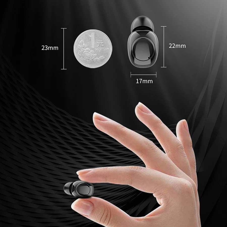 TWS 5,0 Bluetooth наушники с сенсорным управлением, беспроводные наушники с громкой связью, Hi-Fi стерео беспроводные наушники, гарнитура с микрофоном