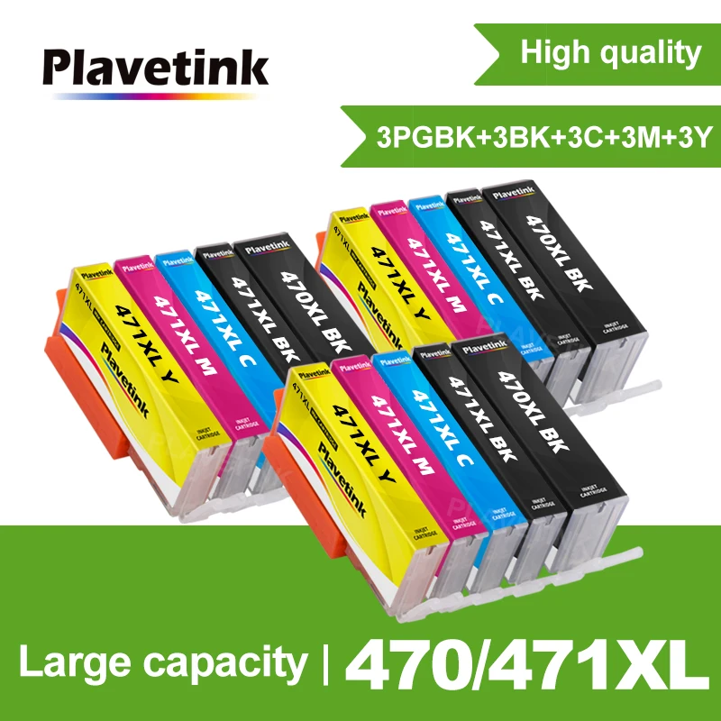 Чернильный картридж Plavetink для canon 470 471 PGI470 чернильный PIXMA MG5740 MG6840 MG 5740 TS5040 чернила