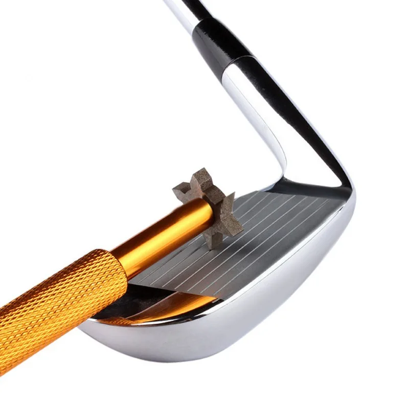 

Golf Club Groove Sharpener Sharpening Tool Golf Club Groove Sharpener With Ball Chain Re-grooving Cleaning Tool Accessories