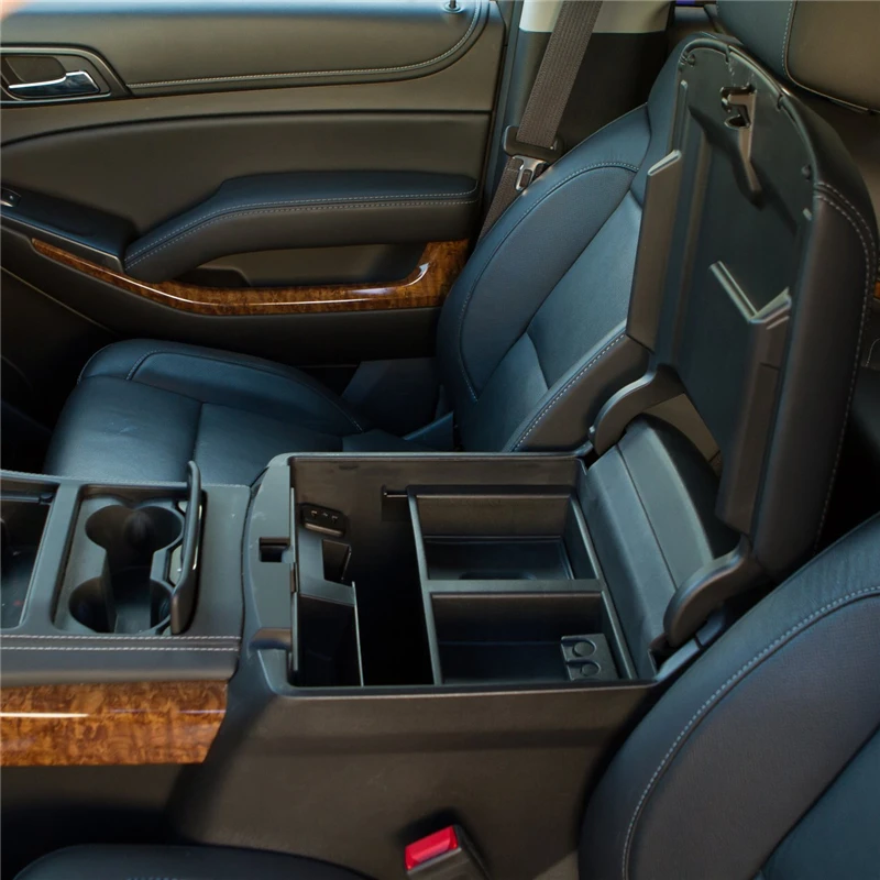 

For GMC Sierra 2500HD/3500HD and Chevy Silverado 2500HD/3500HD 2015-2019 Storage Box Car Central Armrest ABS Storage Box