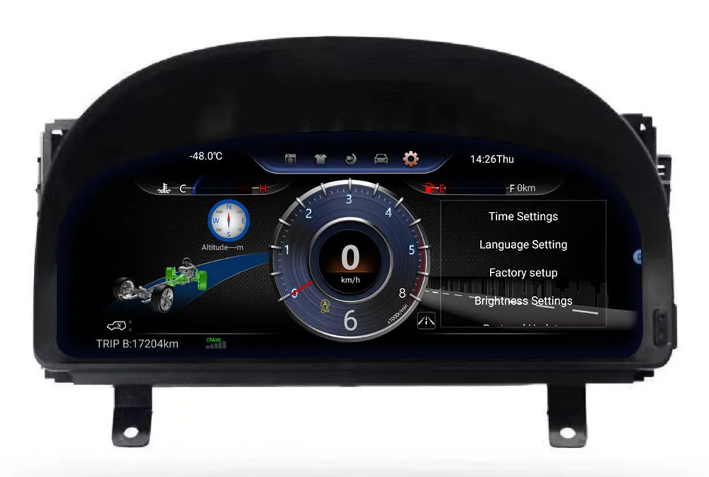 

Ouchuangbo 12.3 Inch Dashboard Multimedia Player for Toyota Vellfire Alphard 20 2008-2014 With WIFI 4 Cores 32GB GPS Navigation