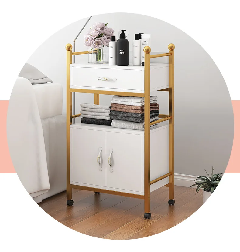 

Special Cart for Beauty Salon Multifunctional Mobile Tool Cart Beauty Trolley Barber Shop Tool Cabinet Instrument Cart Tool Cart
