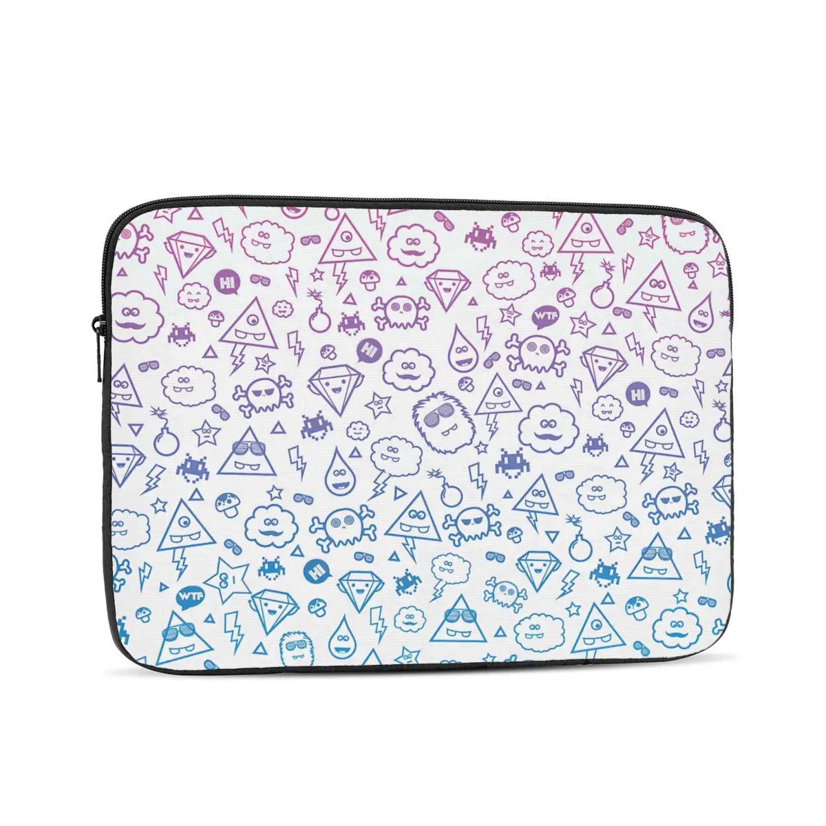 

Сумасшедший и милый Рисунок Монстра на Хэллоуин, Синий Розовый чехол для ноутбука ipad, чехол для ноутбука, портативный чехол