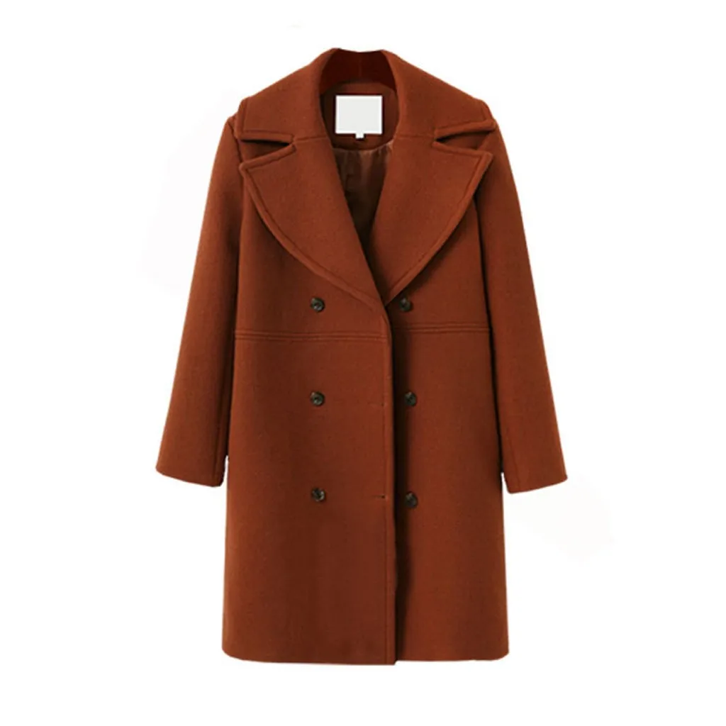 Женское шерстяное пальто SAGACE с длинным рукавом новинка зимы 2020 Лидер продаж