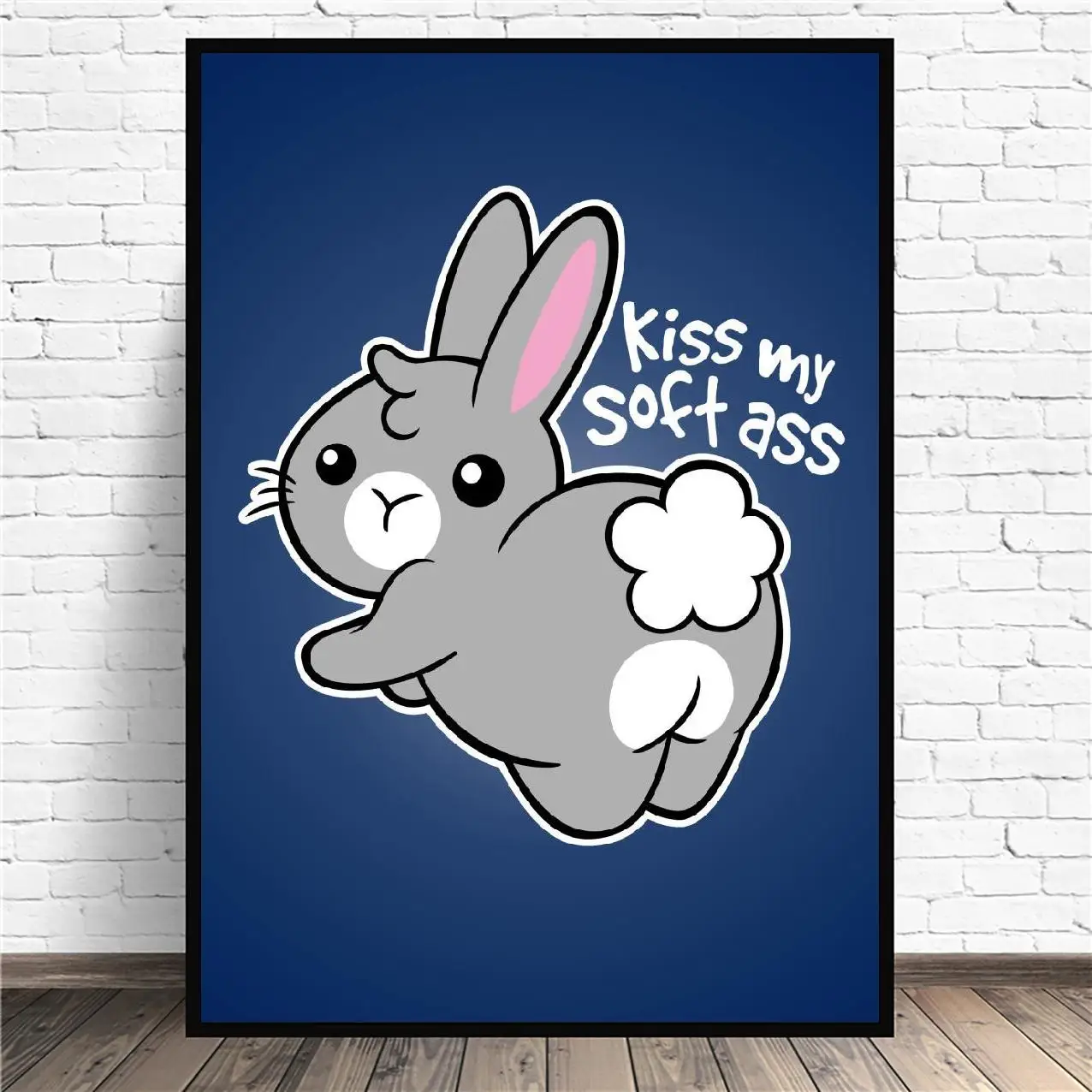 

Поцелуй Мой мягкий зад холст стены абстрактное искусство Принт современный плакат Настенные картины декор гостиной