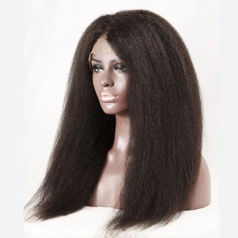 Парик из натуральных волос, с U-образной частью, для чернокожих женщин