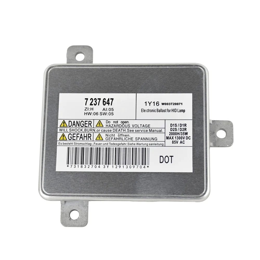 

HID Xenon Ballast Control For Mitsubishi W003T20071 7237647 63117237647 Controller Module For BMW 328i 535i 740i M3 M5 X1 Z4