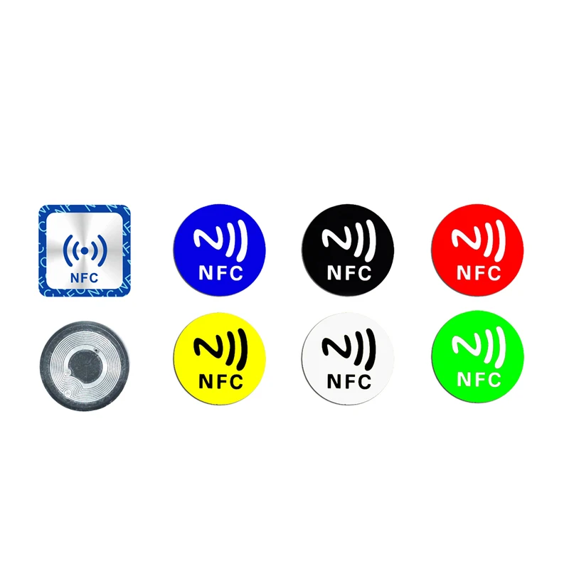6 шт. NFC Ntag213 Ntag215 Ntag216 стикер Ntag 213 13 56 МГц универсальная Этикетка RFID жетон патруль