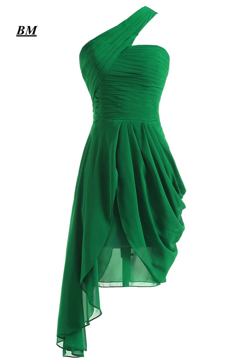 

BM Prom Dresses 2021 One Shoulder Chiffon Beaded Plus Size Formal Long Evening Celebrity Party Gown Vestido Robe De Soiree BM297