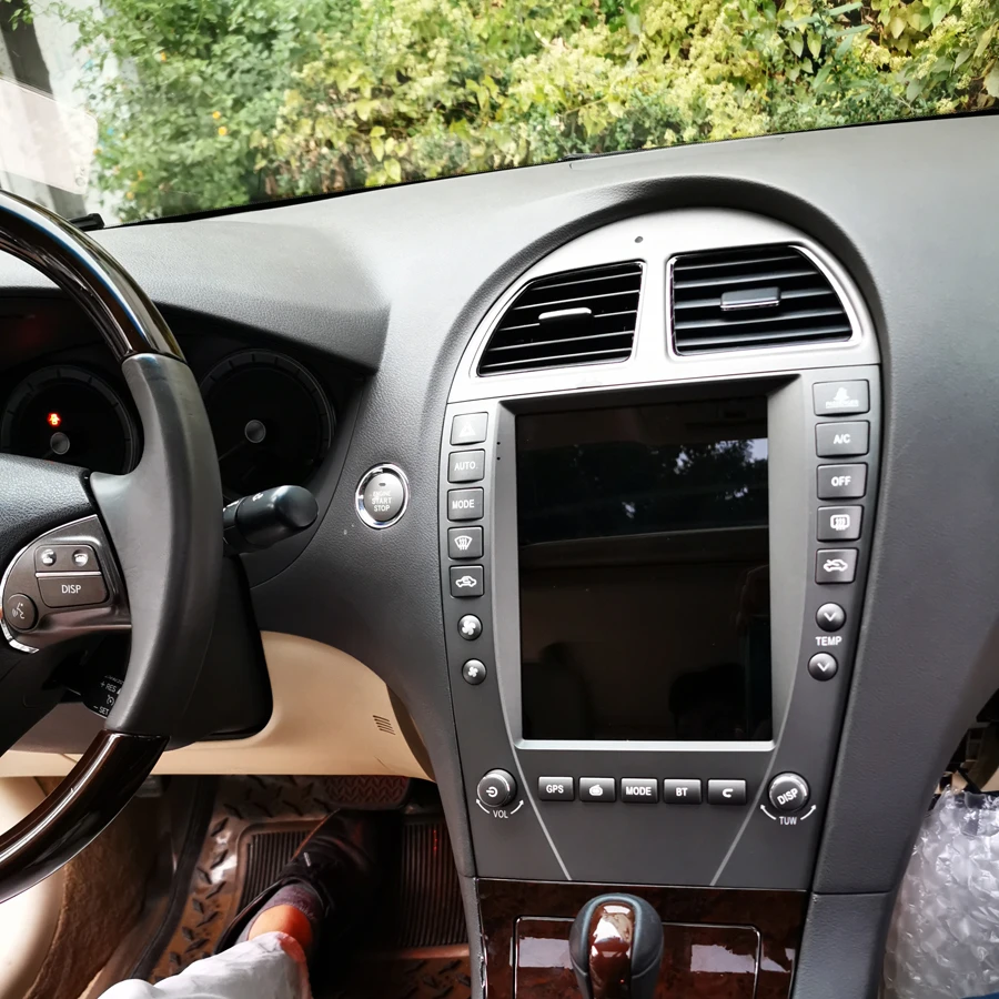 Автомобильный мультимедийный DVD плеер Tesla с большим экраном 64 ГБ для Lexus ES V4 ES200 ES240