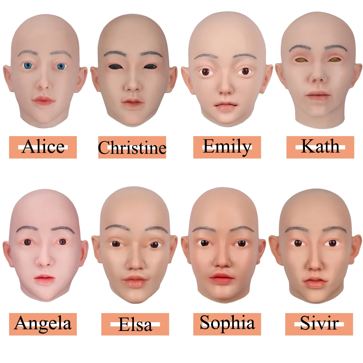 Для наращивания на всю голову маска для трансвеститов перетащите Queen