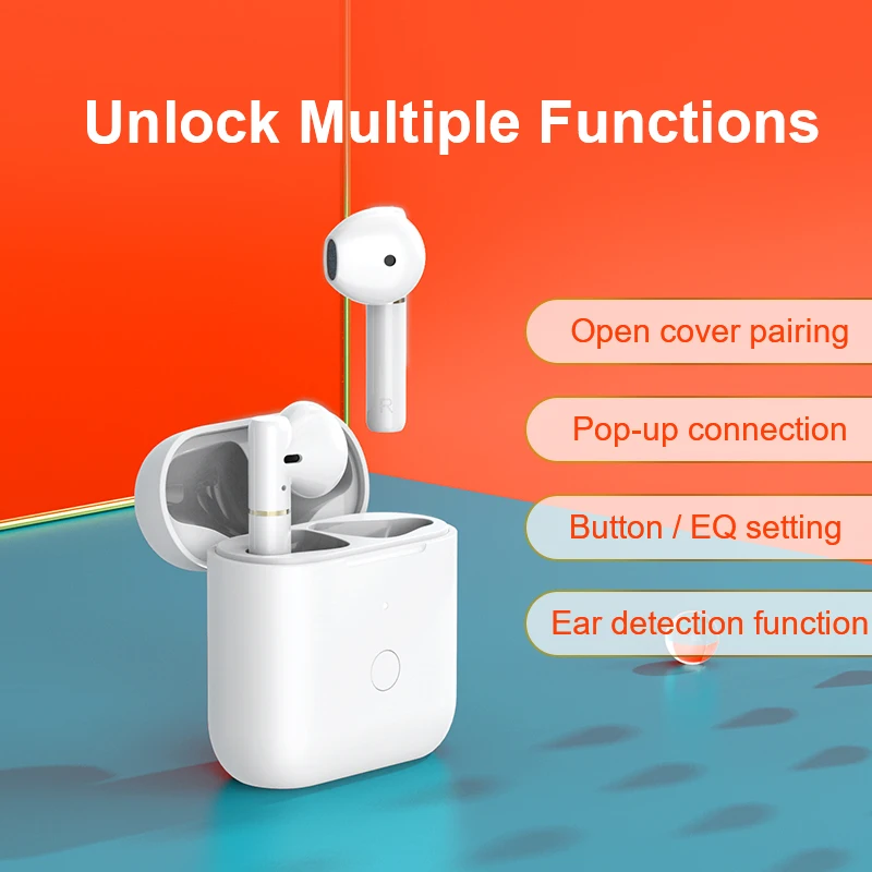 QCY T8 Bluetooth наушники 13 мм драйвер HIFI Качество звука беспроводные TWS двойное