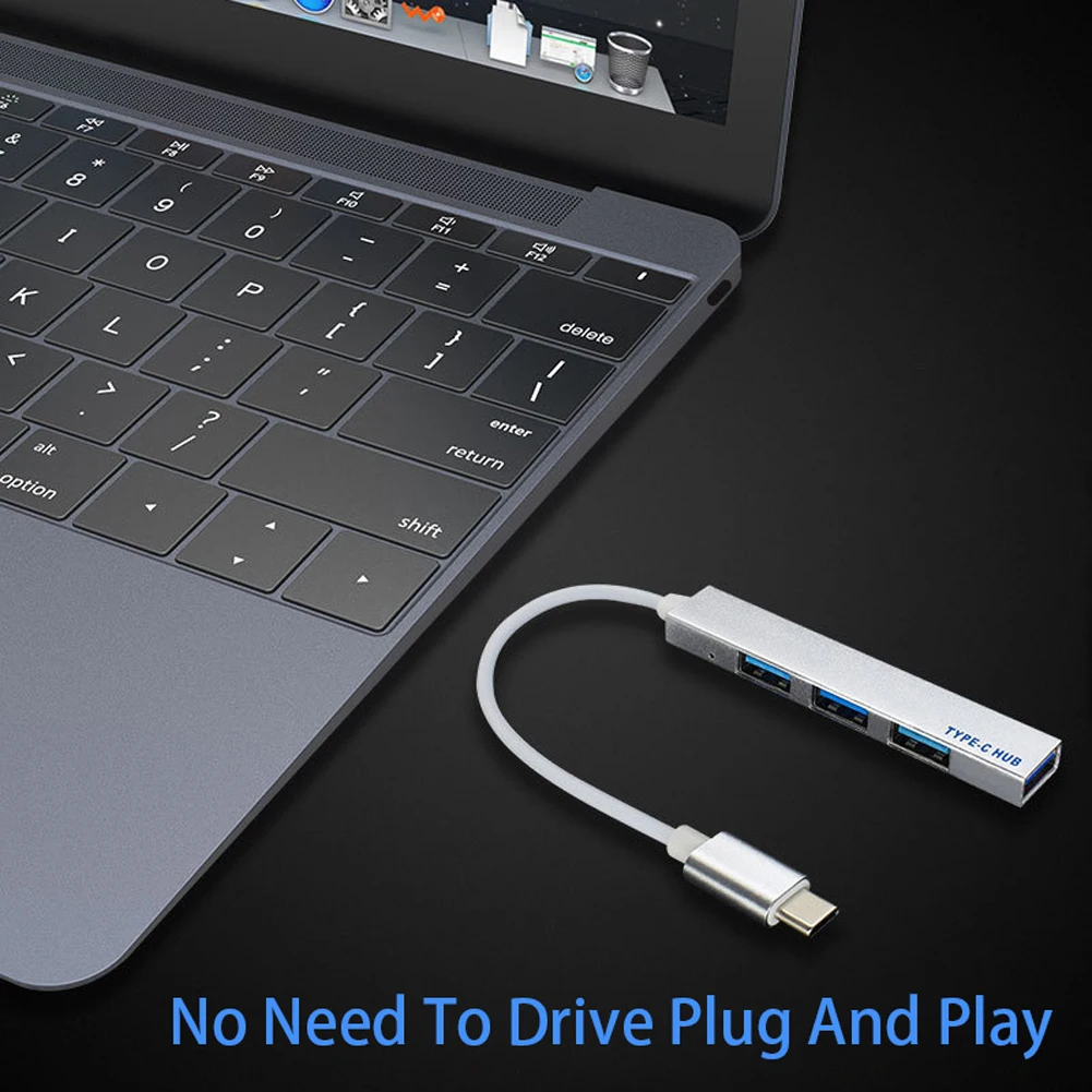 Разветвитель с 4 портами 480 м и USB 2 0 типа C | Компьютеры офис