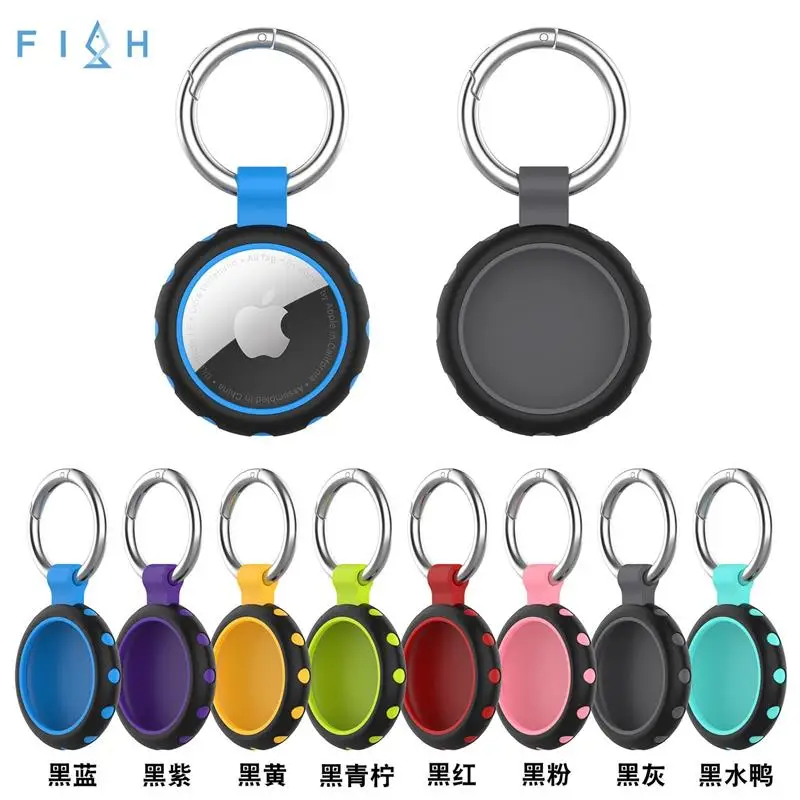 

Protective Cover For Apple Airtags Silicone Case For AirTags Keychain TrackerProtective Sleeve Pet Accessories