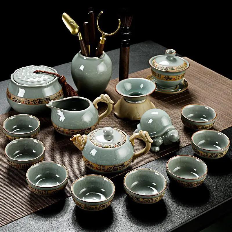 

Bedroom Decor Afternoon Travel Kung Fu Shabby Chic Gongfu Theepot Home Decoration Accessories Teapot China Pot Chinese Tea Set