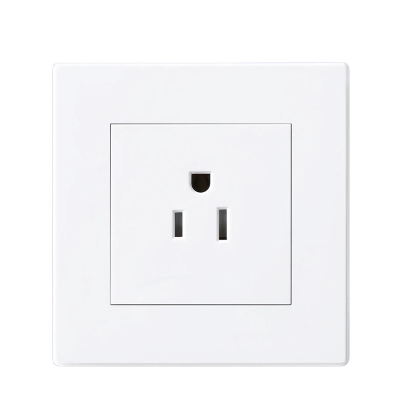 

15A USA Japan Standard Outlet Plug PC Panel 86x86mm Wall Outlet 85DA
