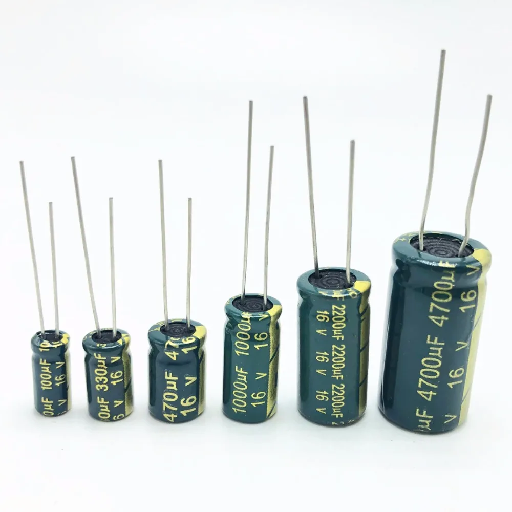 Aluminum Capacitor - High Frequency, Low ESR, 20% Tolerance - 10V to 400V - Range of Capacitances Available (10 options) image 2