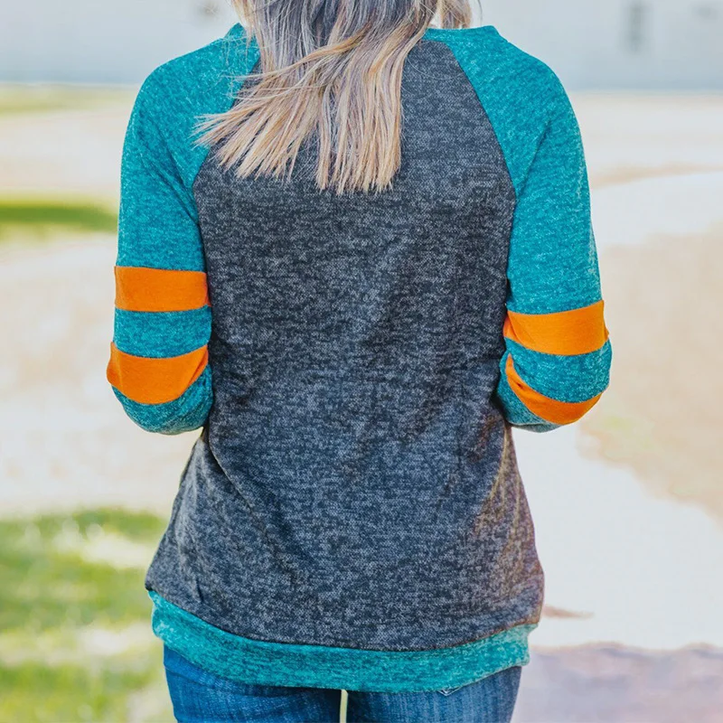 

2020 Winter Sweatshirt Womens Clothes Pullover Hoodie Casual Cropped Couple Oversized Hoody Contrast Striped Pocket Long Sleeves