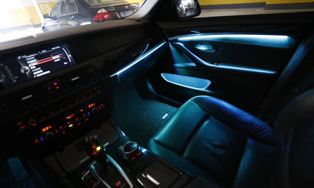 НБТ/CIC 2 цвета: синий оранжевый лампа автомобиля неоновый межкомнатных дверей