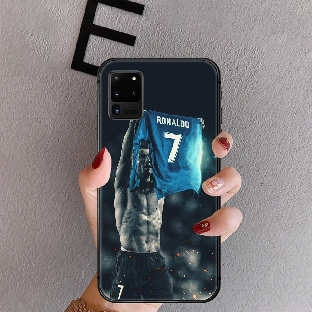 

Cristiano Ronaldo CR7 Phone Case Cover For Samsung Galaxy Note S 7 8 9 10 20 10E Plus Lite Uitra Black Bumper Etui Phone case