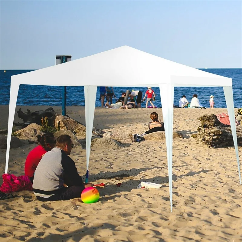 Уличная мебель 10 'x 10' высококачественный белый навес на боковые стены тенты