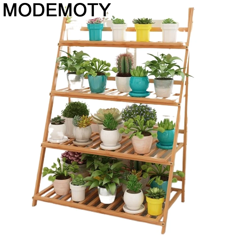 

Plante Rak Bunga Escalera Decorativa Madera Estanteria Jardin Repisa Para Plantas Plant Rack Balcony Shelf Outdoor Flower Stand