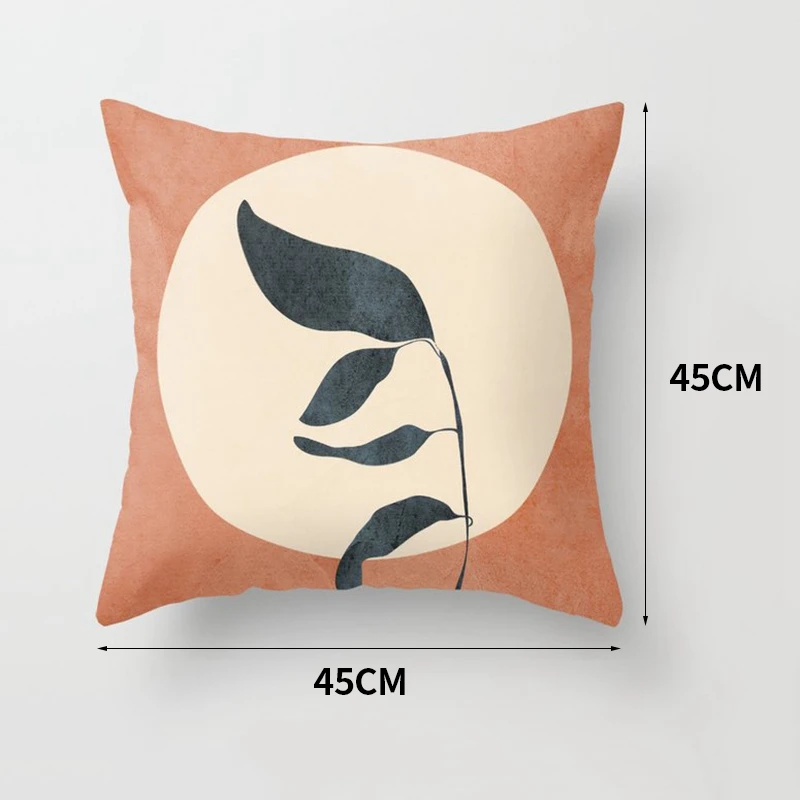 

Modern Minimalist Pillow Case Geometric Printed Pillowcase Soft Sofa Cushion Covers Washable Pillow Cover for Home Chair Decor