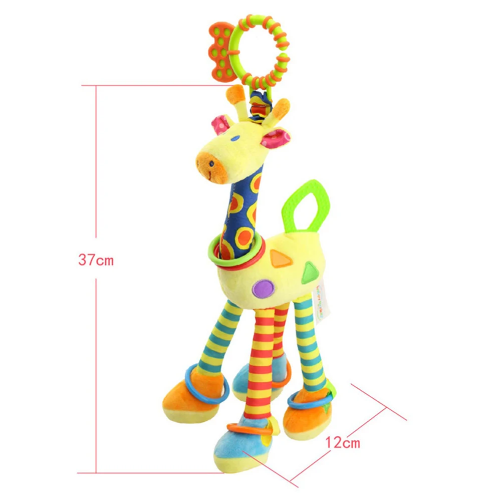 

Soft Plush Toy Giraffe Hanging Toys Bed Pram Stroller Infant Lovely