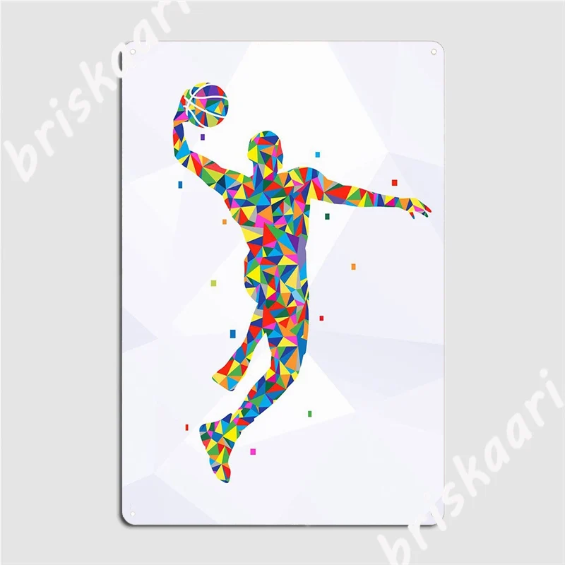 

Basketball Poster Metal Plaque Cinema Living Room Designing Kitchen Plaques Tin Sign Poster