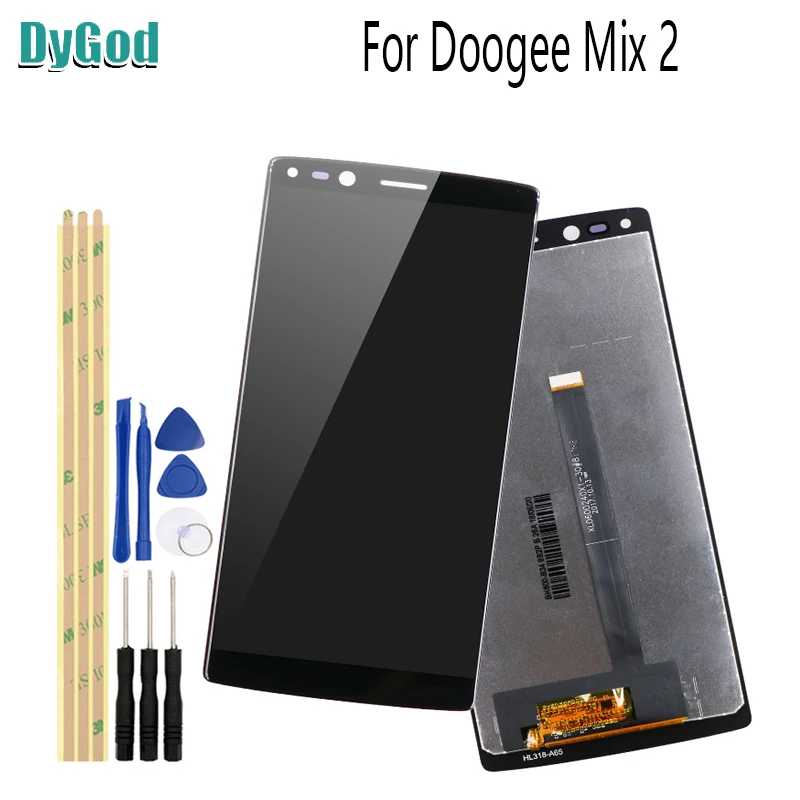 ЖК дисплей 5 99 дюйма Для Doogee Mix 2 сенсорный экран для телефона с дигитайзером в