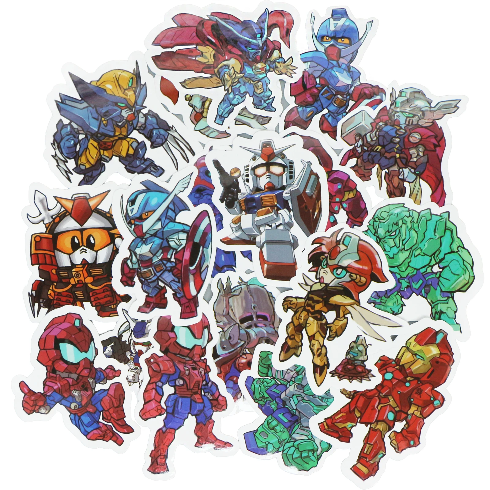 Наклейки JDM 52 шт./лот супергерои наклейки для косплея бутылки с водой автомобиля