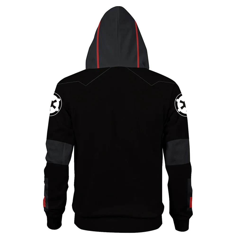 Худи с принтом звезды джедая из второго сестры пуловер унисекс капюшоном для