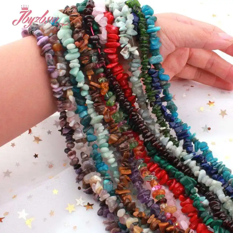 Бусины из натурального камня бусины чипа неправильной формы для