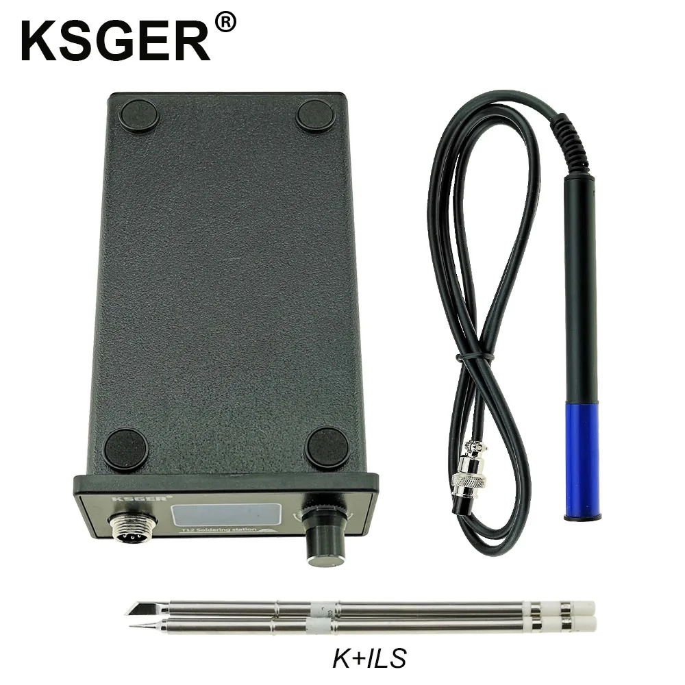Sets 2 KSGER T12 паяльная станция STM32 цифровой электрический 9501 ручка Stings DIY сварочные инструменты быстрый нагрев T12 железный наконечник - Цвет: Sets 2