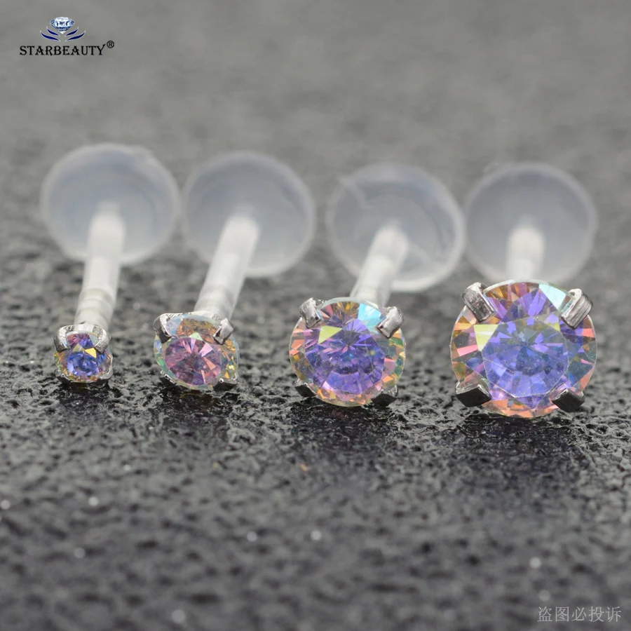 2 шт. 16 г ~ 5 мм циркониевые лаберы пирсинг ювелирные изделия акриловая