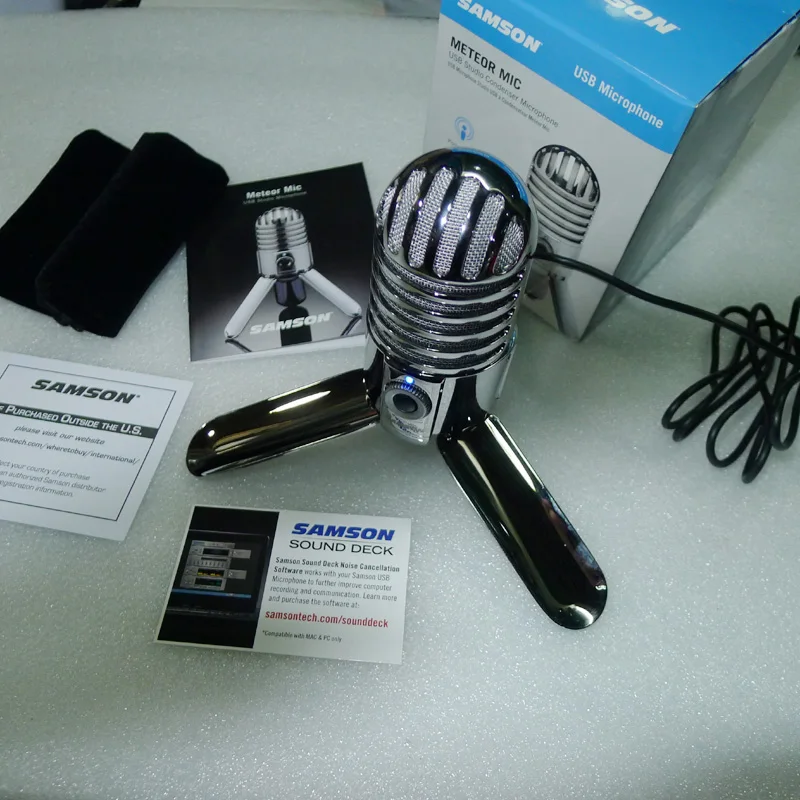 Микрофон конденсаторный SAMSON Meteor USB-конденсаторный кардиоидный микрофон для