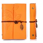 Винтажный Ретро блокнот с листочками из искусственной кожи блокнот с листьями журнал дневник подарок