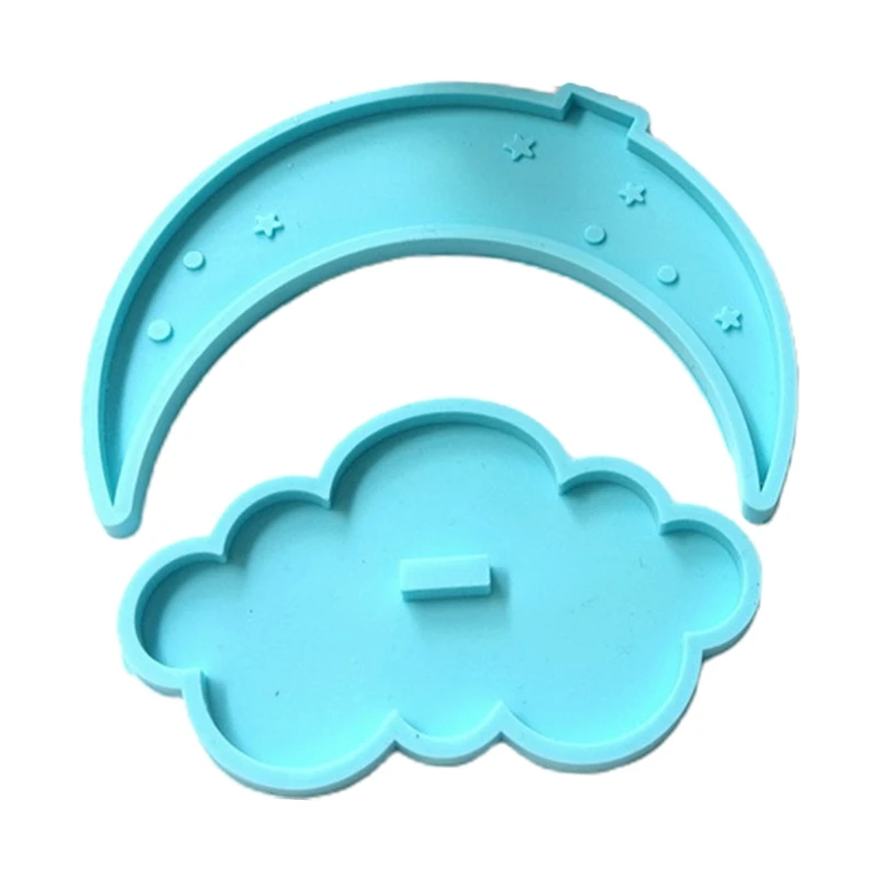 

Moon подставка для телефона, эпоксидная смола, форма, сделай сам, ювелирное изделие кольца держатель стойки силиконовые формы G5GC