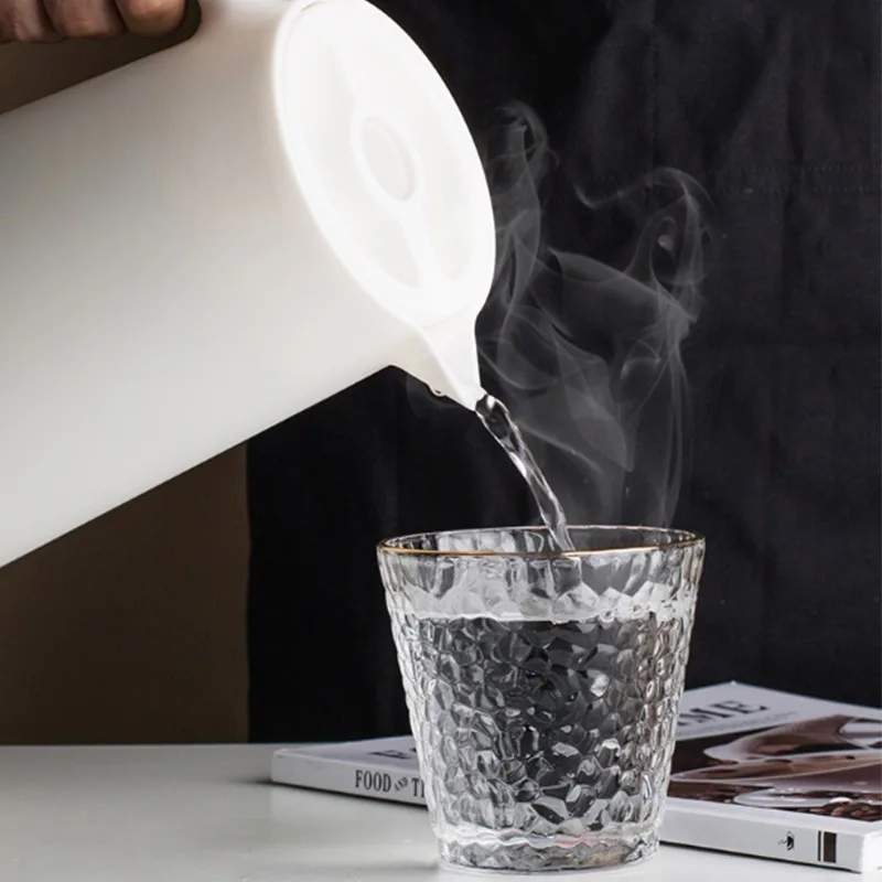 

1L Capacity Thermos Nordic Thermal Insulation Kettle Household Thermal Insulation Pot Glass Liner Thermos Hot Water Bottle