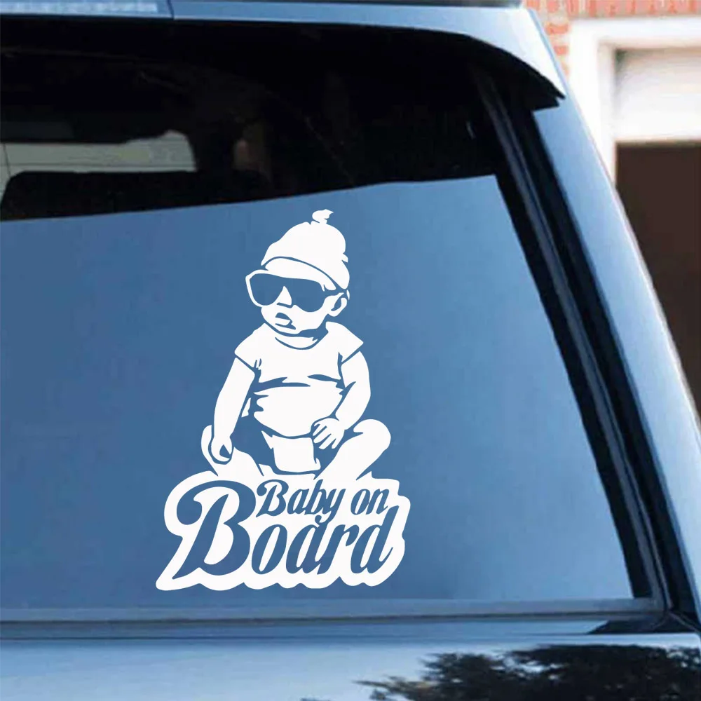 

Car Door Baby on Board Stickers Voiture Creative Vinyl Sticker On Car Stickers And Decals Window Sticker Car-Styling Decal