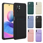 Мягкий чехол-бумажник из ТПУ для Xiaomi Redmi Note 10 10S 9 9S Pro Max 4G