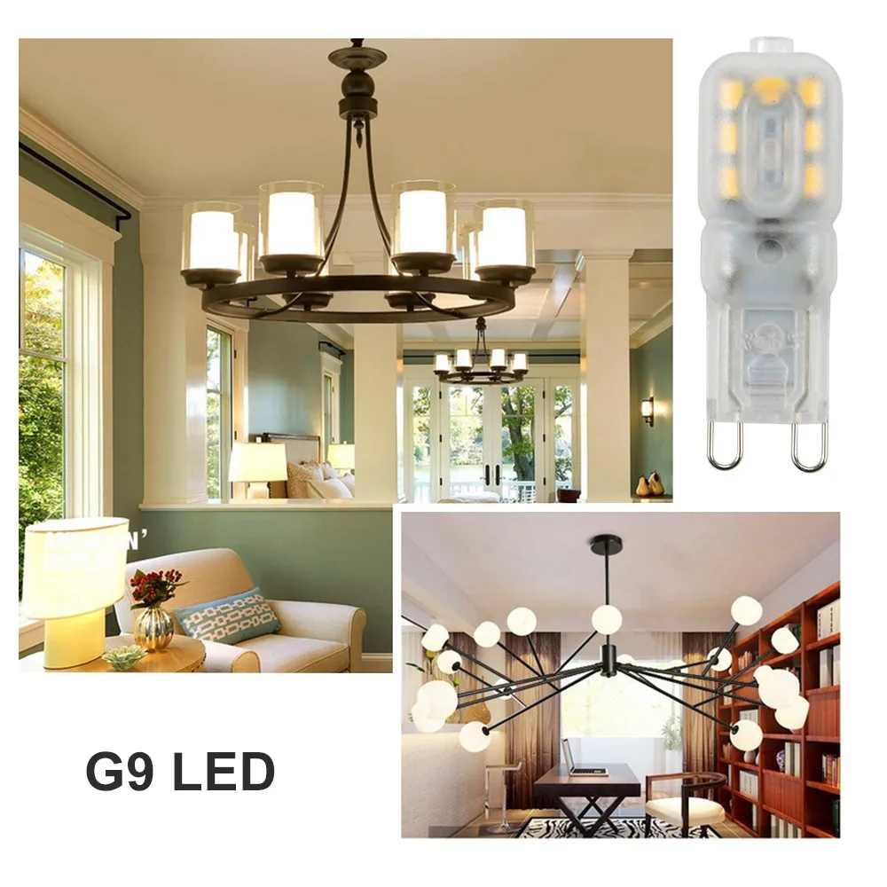 Светодиодный G9 кукурузы лампочки 3 Вт 5 высокая яркость светодиодный светильник
