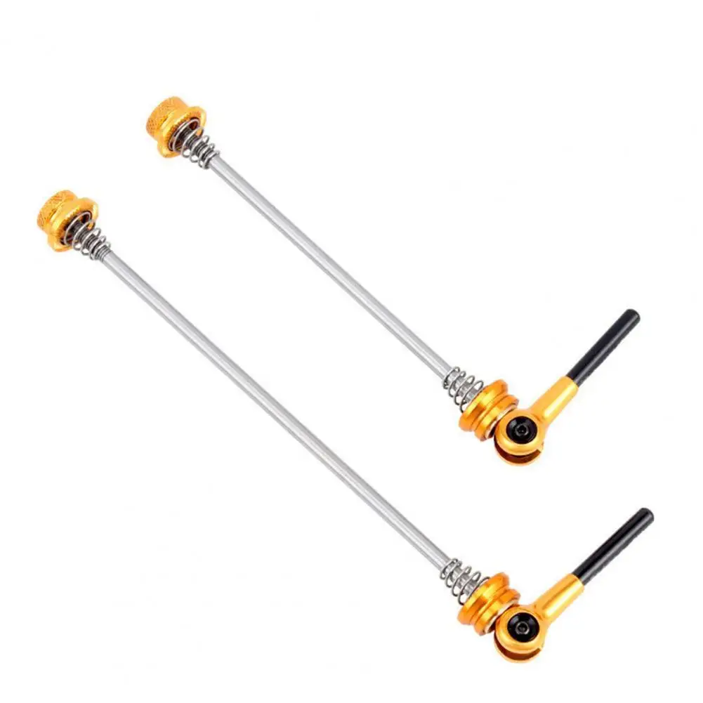 

Durable Multi-functional Ultra-light Shock Absorbing Bolt Axle Lever Bicycle Wheel Hub Skewers Bolt Axle Lever 1Pair