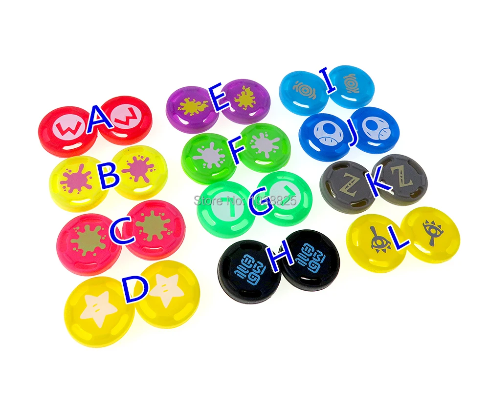 2 шт./лот 3D аналоговые джойстики колпачки для Nintendo Switch Pro Grip геймпад силиконовая