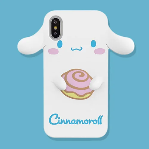Tide 3D мультфильм pompomprin Cinnamoroll My Melody Dog чехол для телефона для iPhone 11 Pro X XS Max XR 6 6S 7 8 Plus силикагелевый чехол - Цвет: White