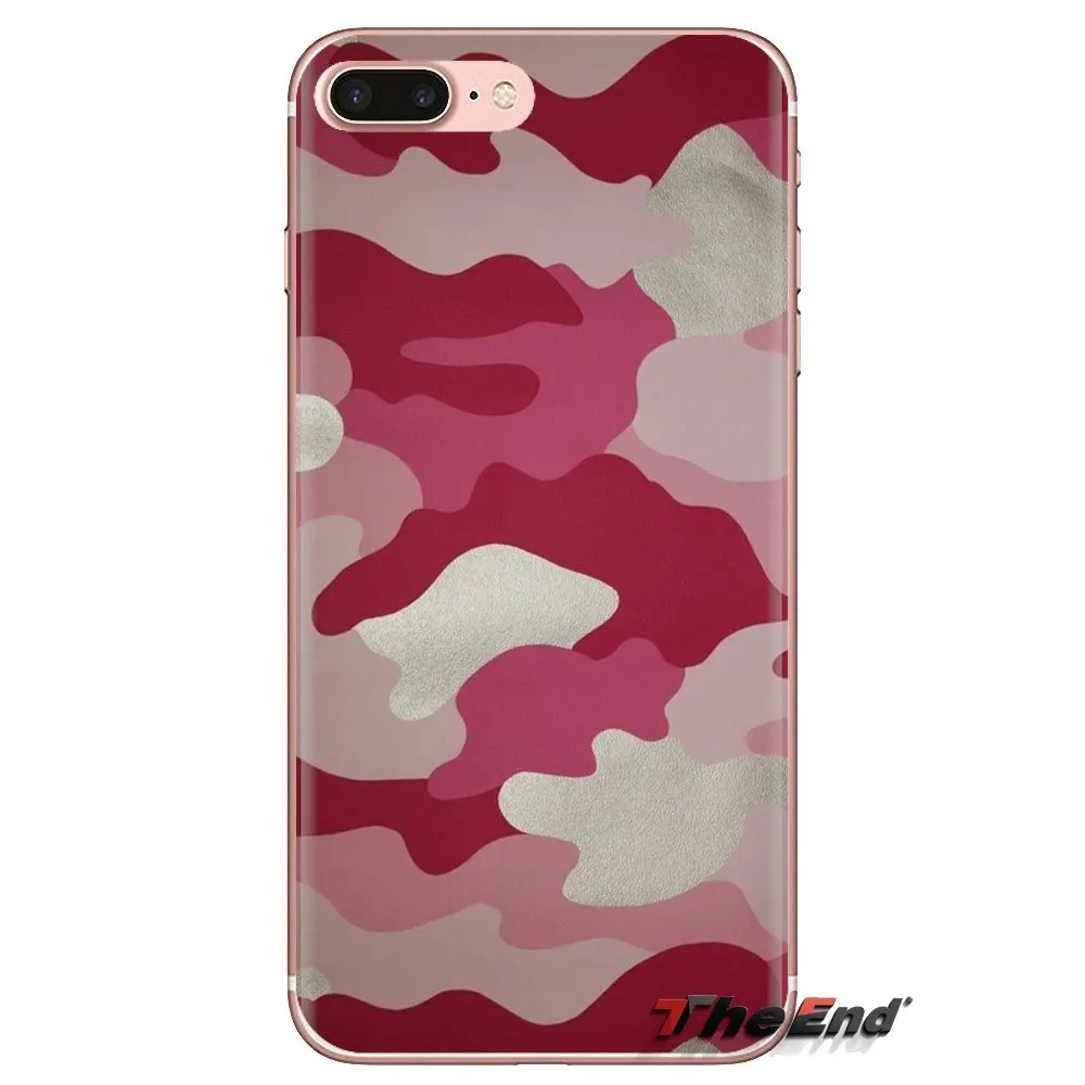 Мягкий прозрачный чехол чехлы камуфляжная Обложка для iPod Touch Apple iPhone 4 4S 5 5S SE 5C 6 6S 7 8