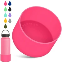 silicone boot for hydro flask 32oz 40oz water bottle bpa free anti slip bottom sleeve cover for hydro flask water bottle