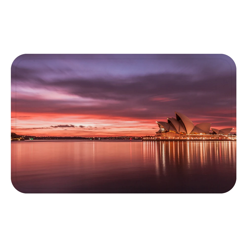 Sydney Opera House Australia Doormat Bath Kitchen Carpet Decorative Anti-Slip Mats Room Car Floor Bar Rugs Door Home Decor Gift | Дом и сад