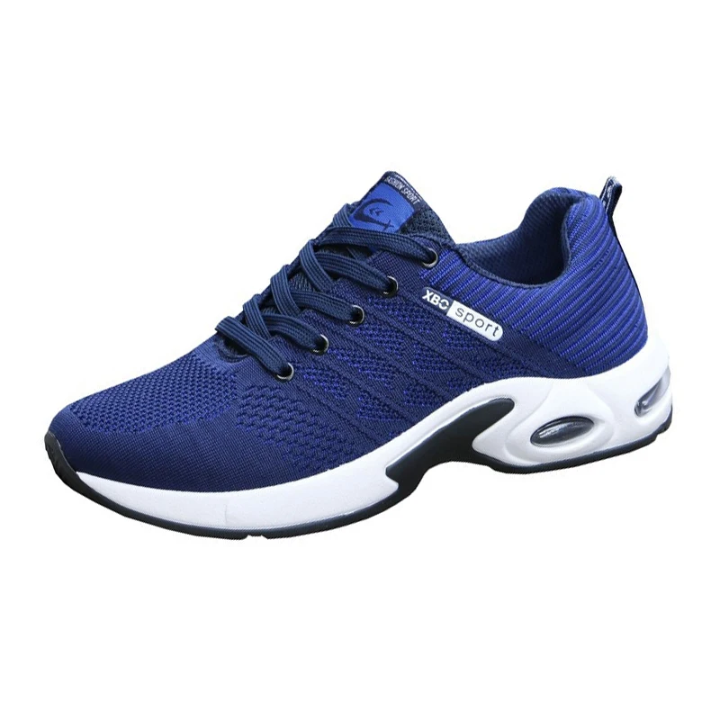 

Vulcanized Shoes Male Sneakers 2021Fashion Summer Air Mesh Breathable Rubber Wedges Sneakers For Plus Size Men's Casual Shoes