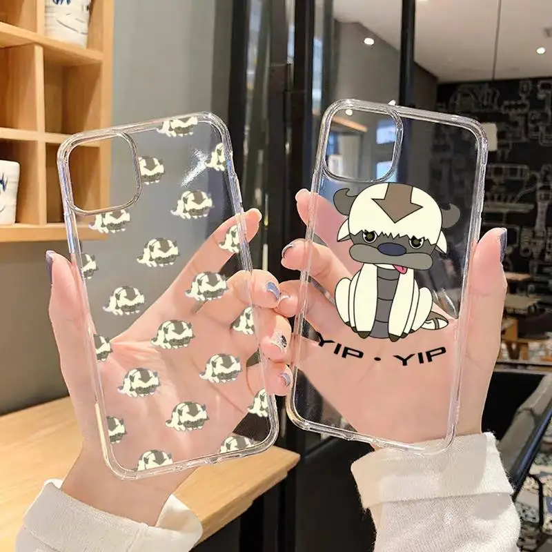 

Appa Yip Yip Avatar Phone Case For iphone 13 12 11 8 7 plus mini x xs xr pro max Transparent soft